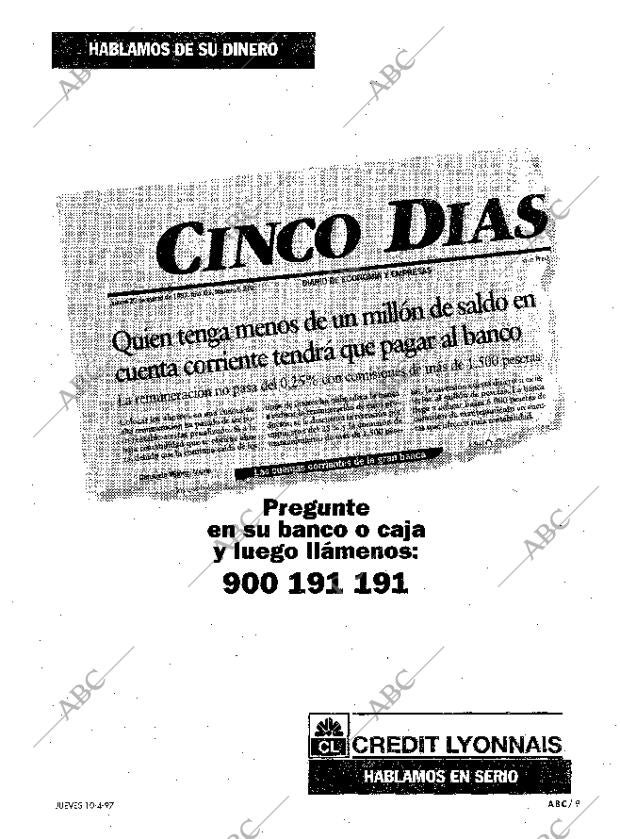 ABC MADRID 10-04-1997 página 9
