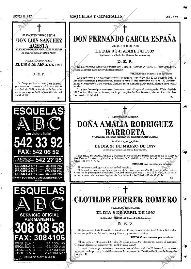 ABC MADRID 10-04-1997 página 95