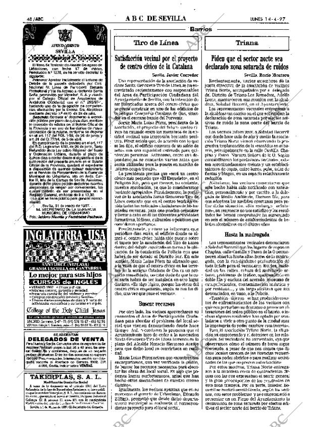 ABC SEVILLA 14-04-1997 página 48