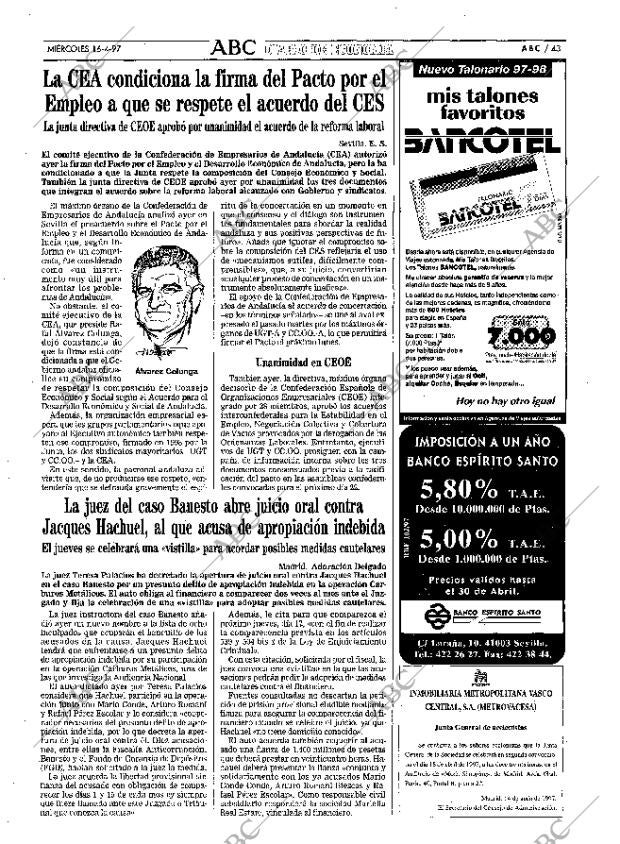 ABC SEVILLA 16-04-1997 página 43