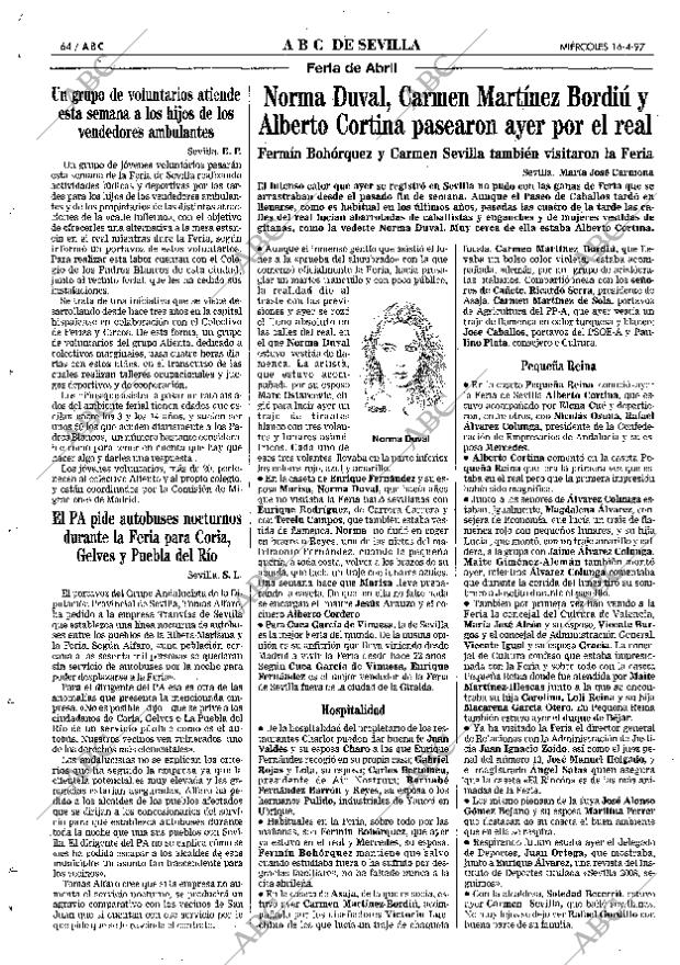 ABC SEVILLA 16-04-1997 página 64