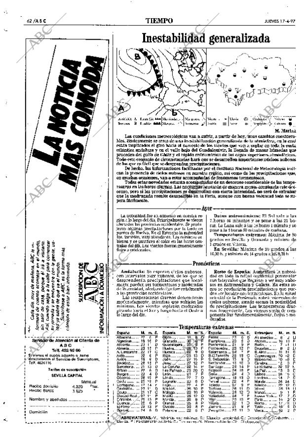 ABC SEVILLA 17-04-1997 página 62