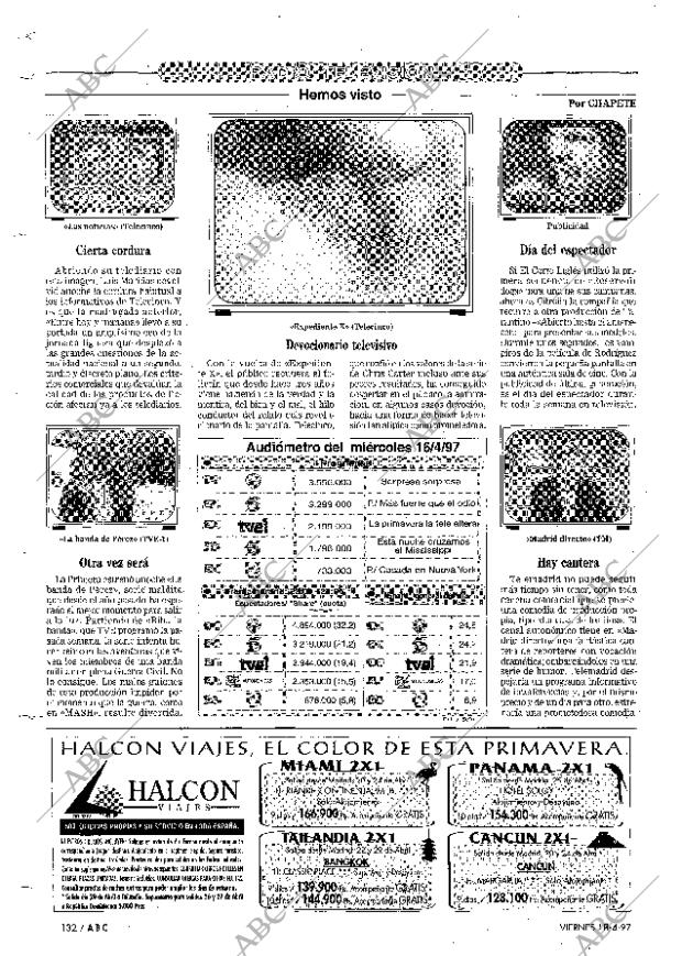 ABC MADRID 18-04-1997 página 132