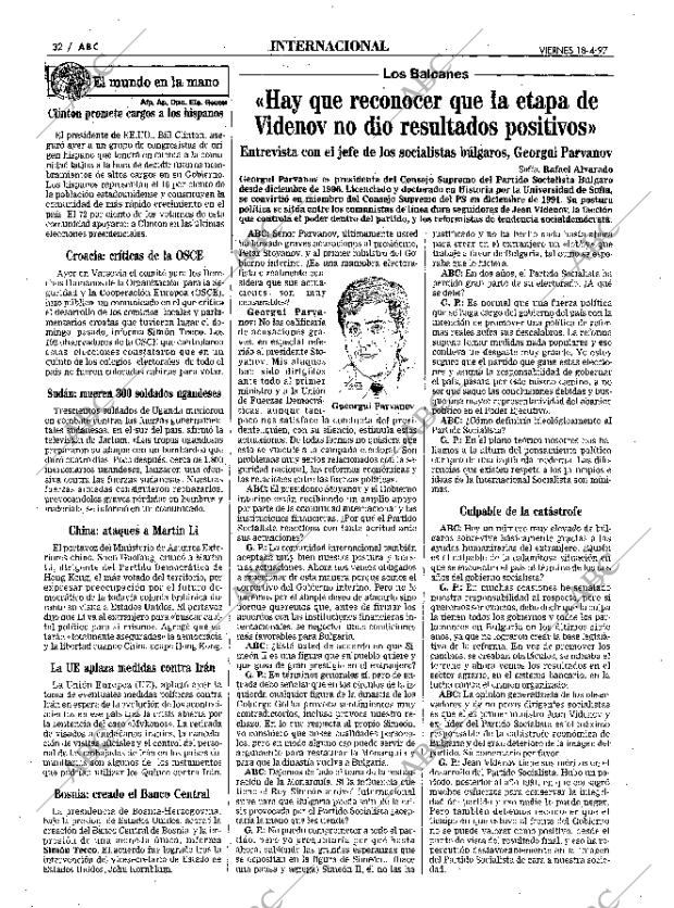 ABC MADRID 18-04-1997 página 32