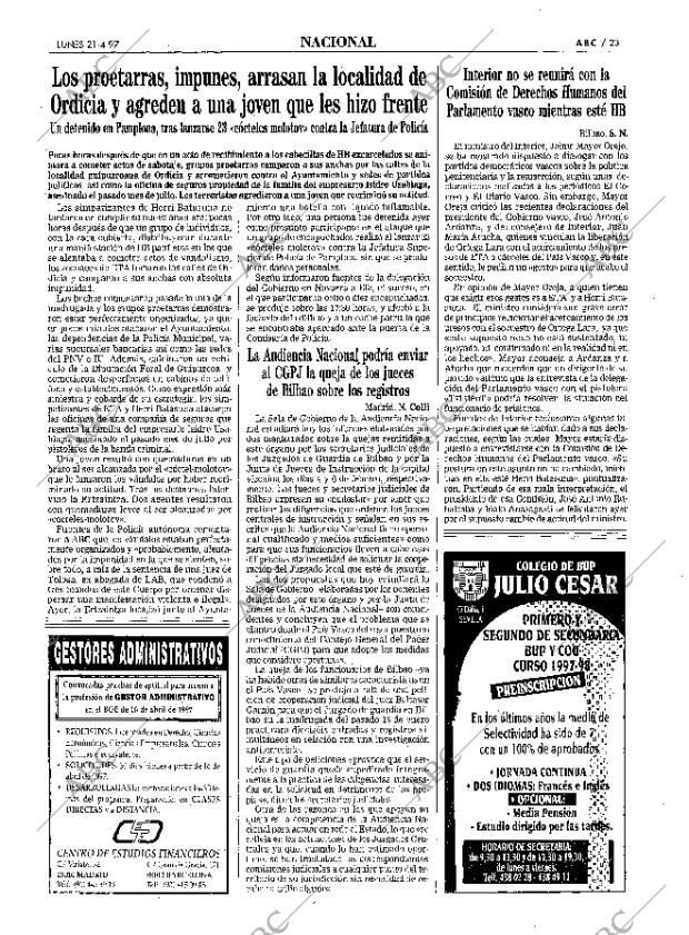 ABC SEVILLA 21-04-1997 página 23