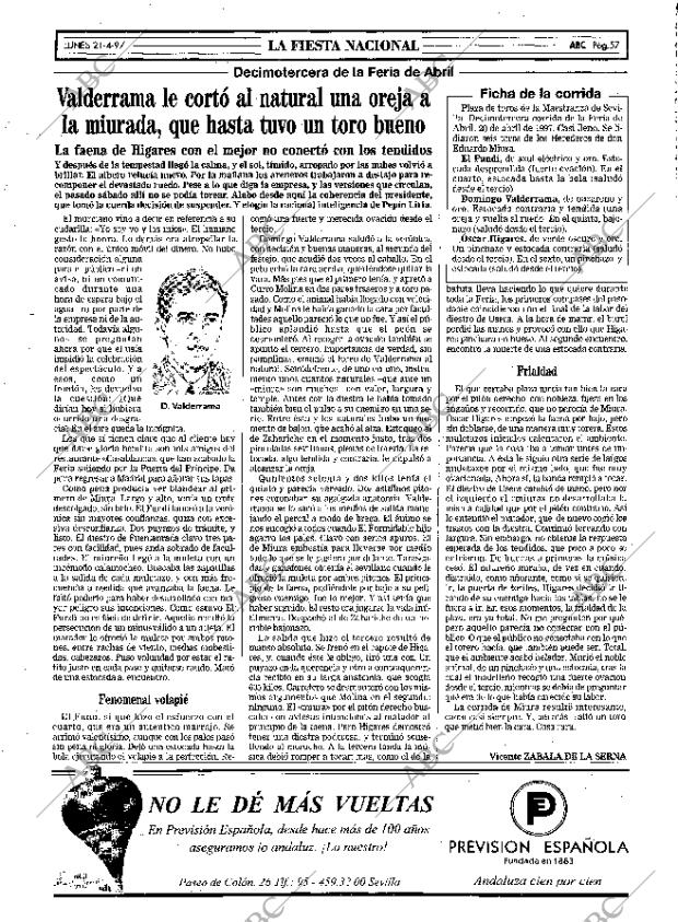 ABC SEVILLA 21-04-1997 página 57