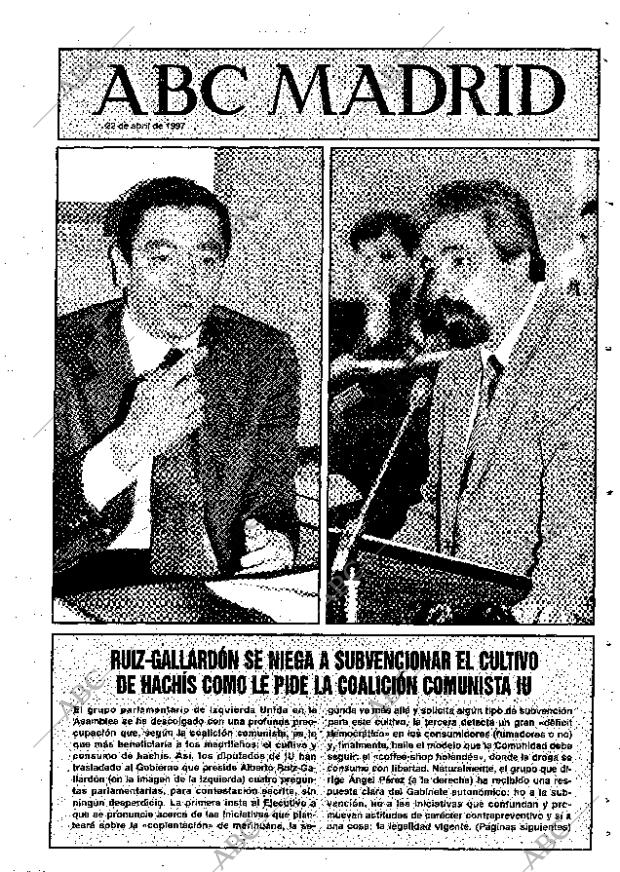 ABC MADRID 22-04-1997 página 67