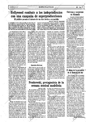 ABC MADRID 22-04-1997 página 85