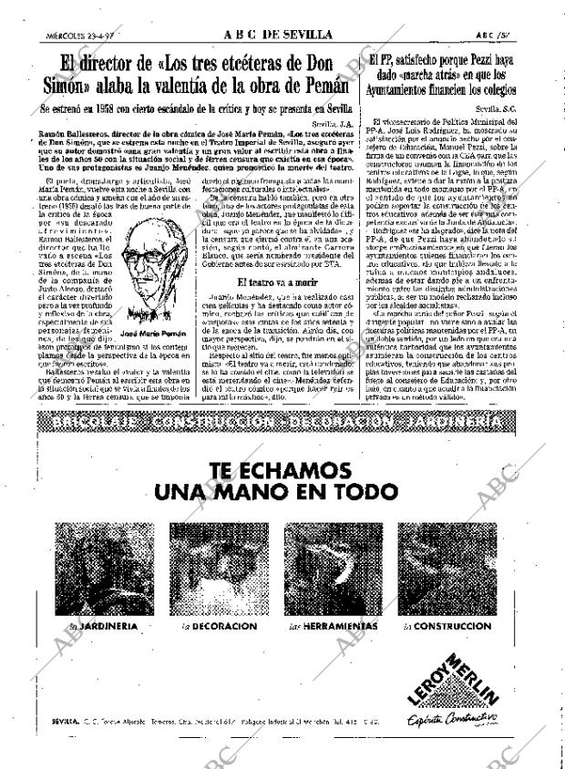 ABC SEVILLA 23-04-1997 página 57