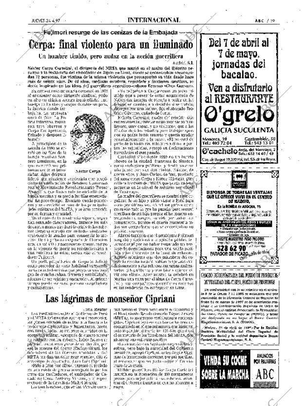 ABC MADRID 24-04-1997 página 39