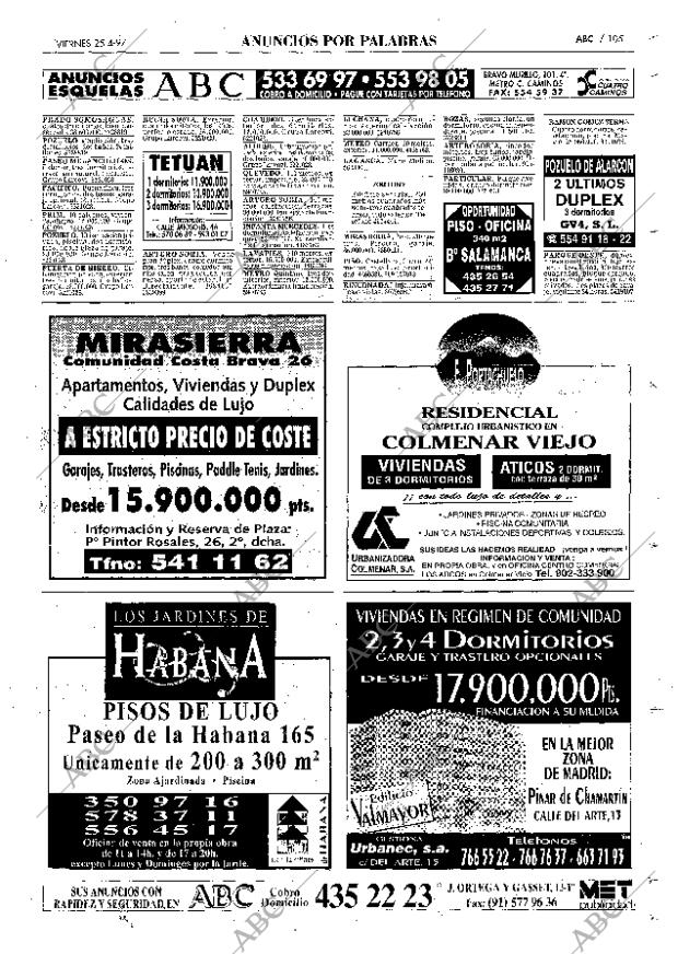 ABC MADRID 25-04-1997 página 105