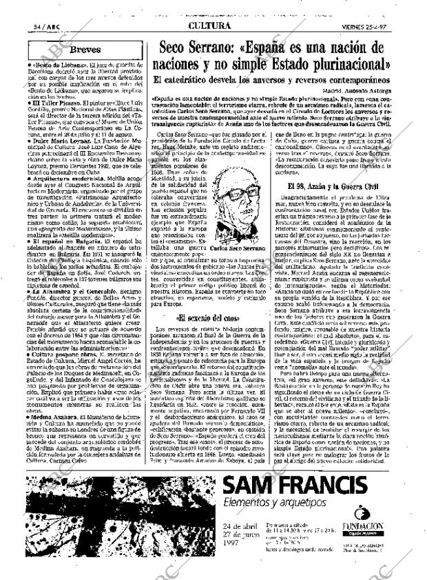 ABC MADRID 25-04-1997 página 54