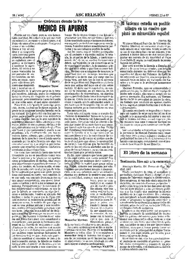 ABC MADRID 25-04-1997 página 58