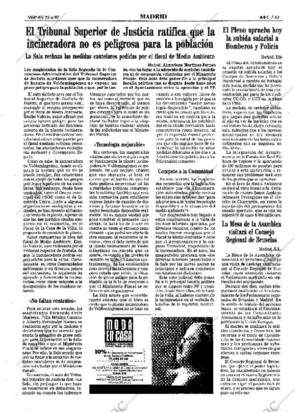 ABC MADRID 25-04-1997 página 63
