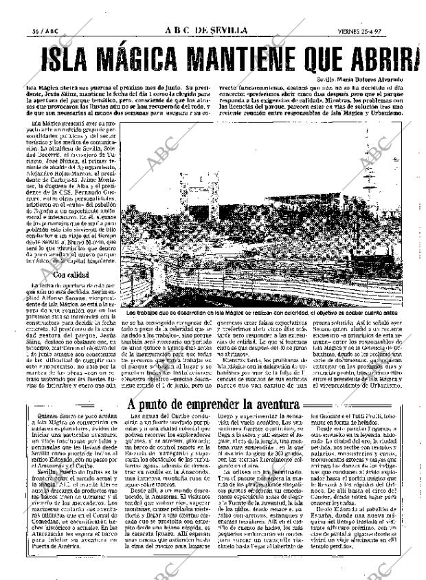 ABC SEVILLA 25-04-1997 página 56