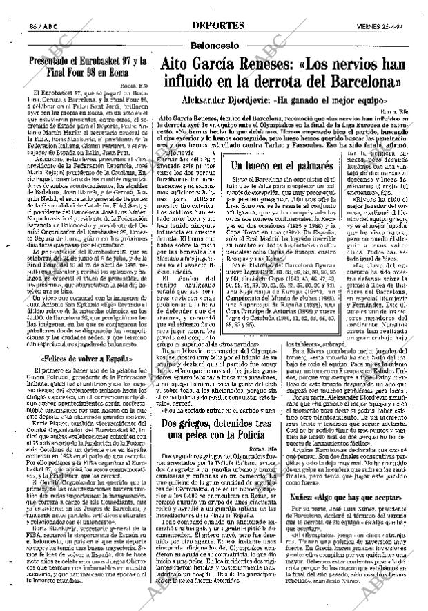 ABC SEVILLA 25-04-1997 página 86