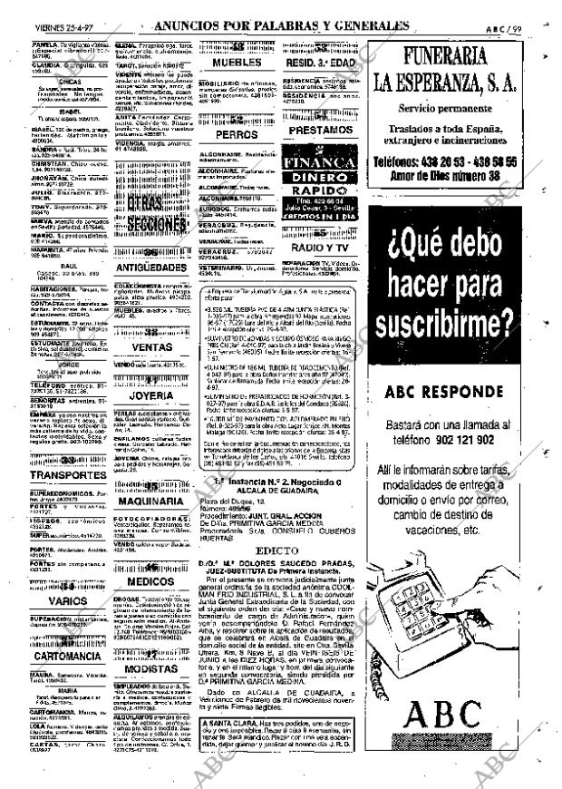 ABC SEVILLA 25-04-1997 página 99