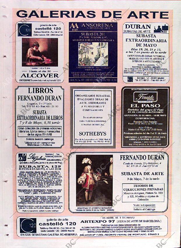 CULTURAL MADRID 25-04-1997 página 72