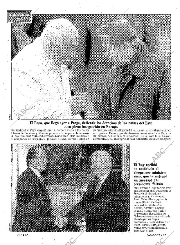 ABC MADRID 26-04-1997 página 12