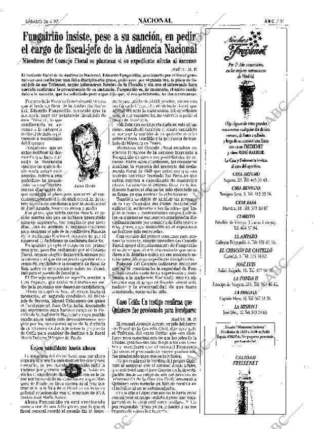 ABC MADRID 26-04-1997 página 31