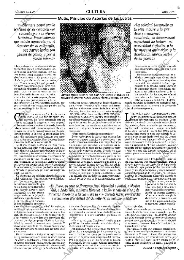 ABC MADRID 26-04-1997 página 75