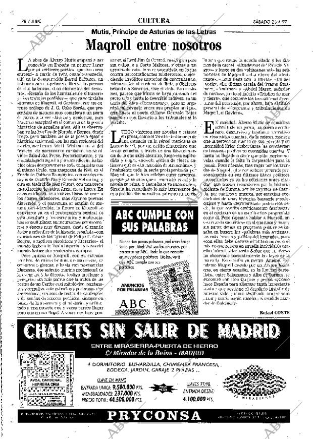 ABC MADRID 26-04-1997 página 78