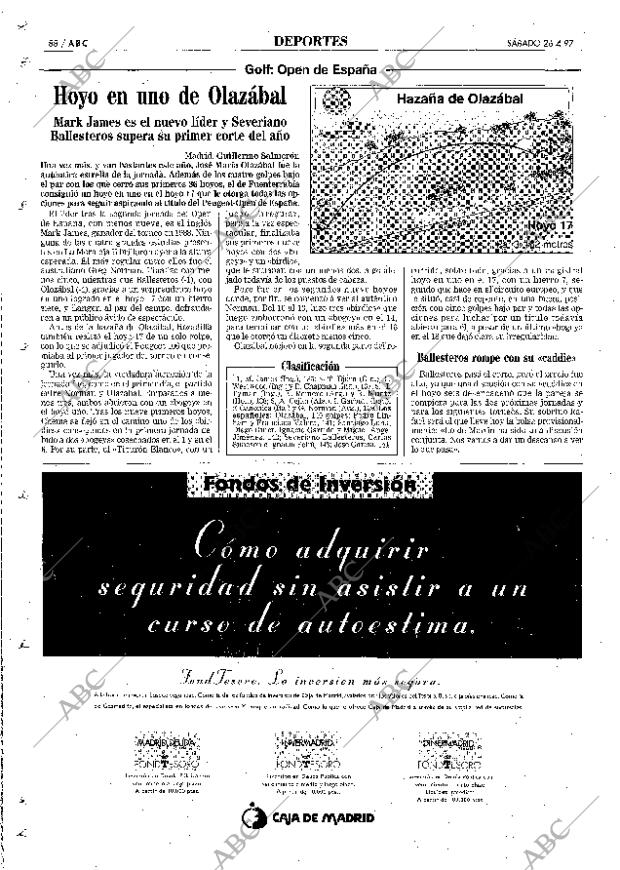 ABC MADRID 26-04-1997 página 88