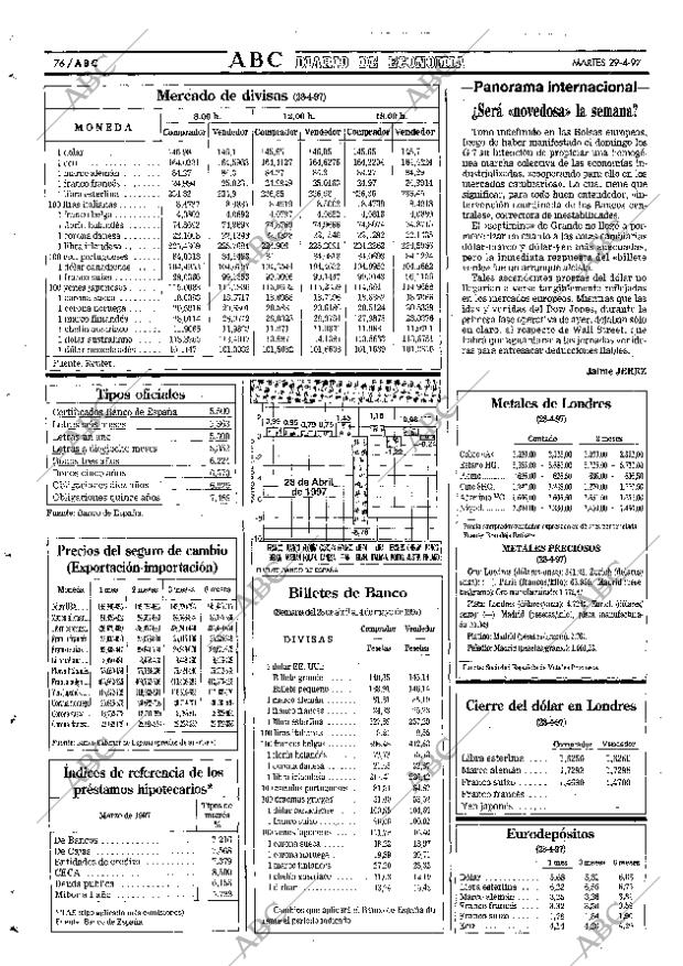 ABC SEVILLA 29-04-1997 página 76