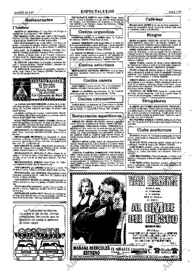 ABC SEVILLA 29-04-1997 página 93