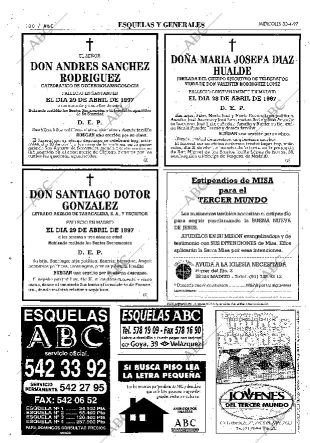 ABC MADRID 30-04-1997 página 100
