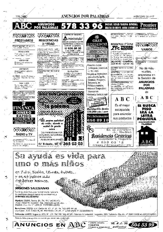 ABC MADRID 30-04-1997 página 118