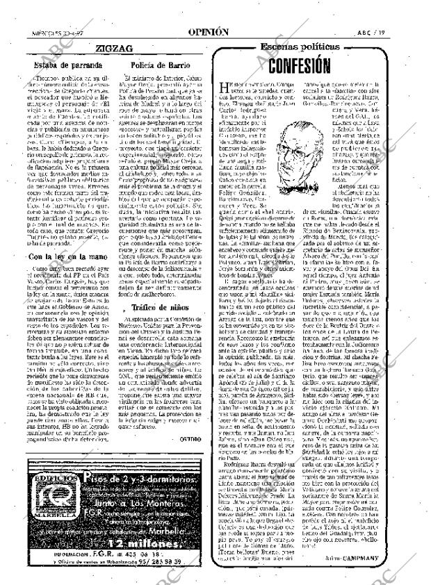ABC MADRID 30-04-1997 página 19