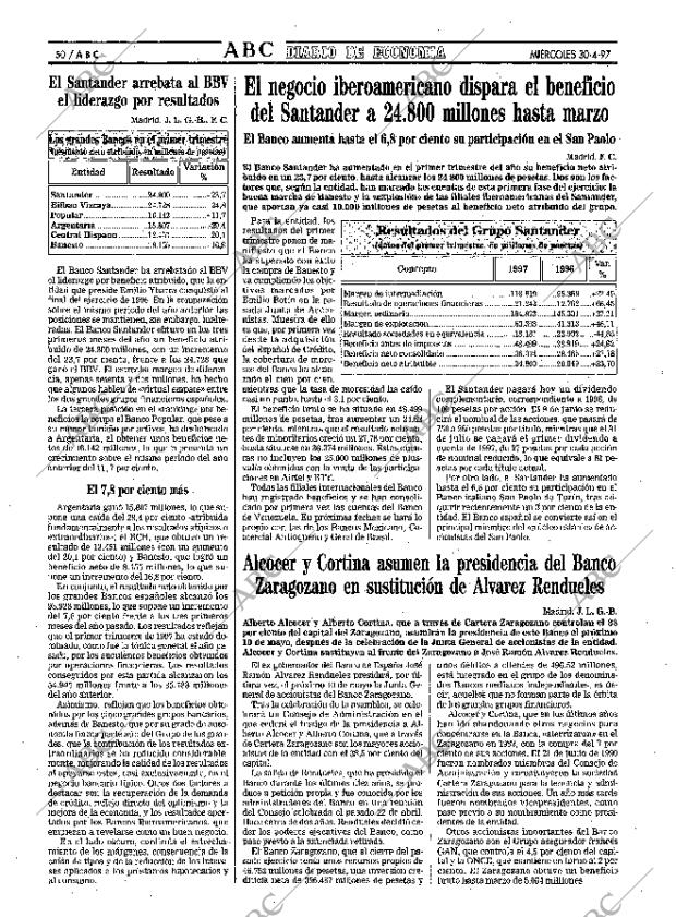 ABC MADRID 30-04-1997 página 50