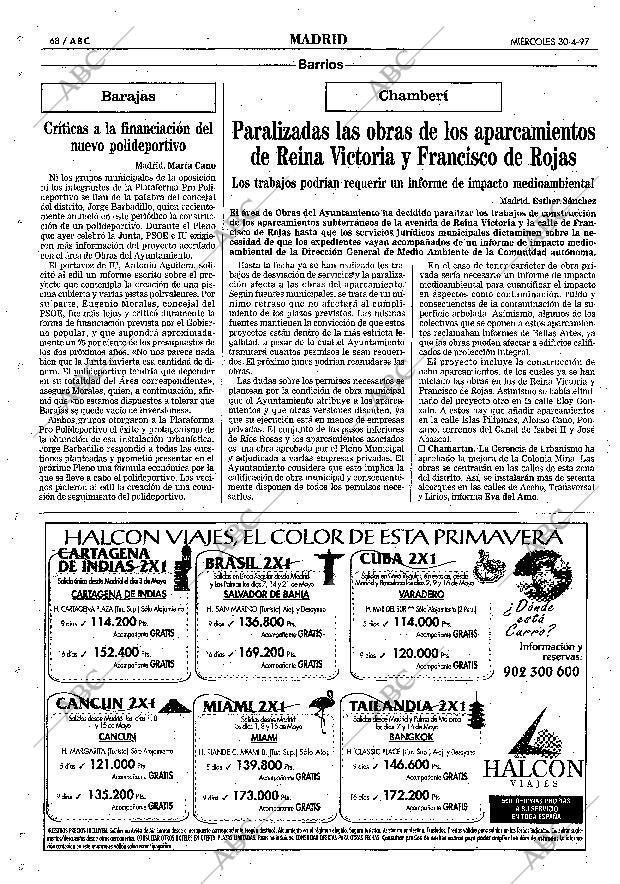 ABC MADRID 30-04-1997 página 68