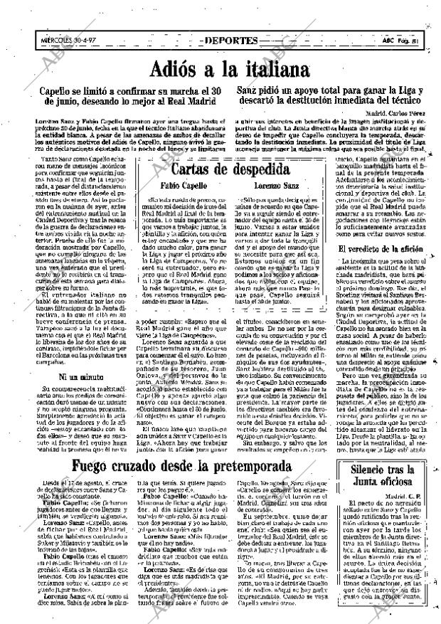 ABC MADRID 30-04-1997 página 81