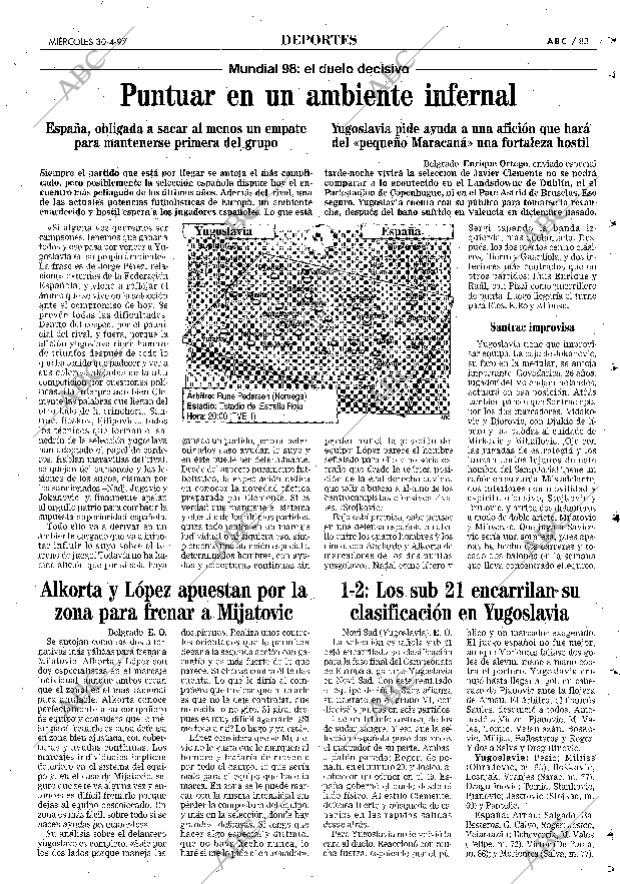 ABC MADRID 30-04-1997 página 83