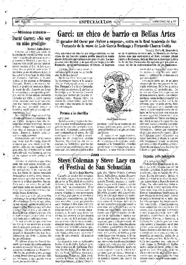 ABC MADRID 30-04-1997 página 86