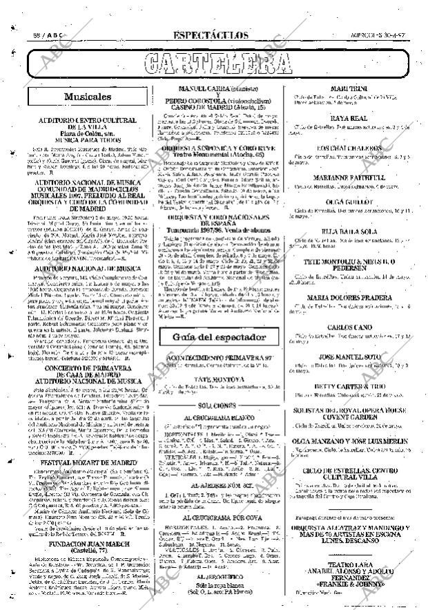 ABC MADRID 30-04-1997 página 88