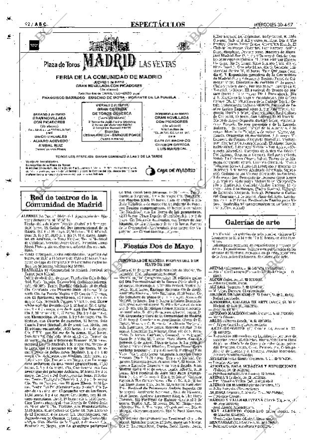 ABC MADRID 30-04-1997 página 92