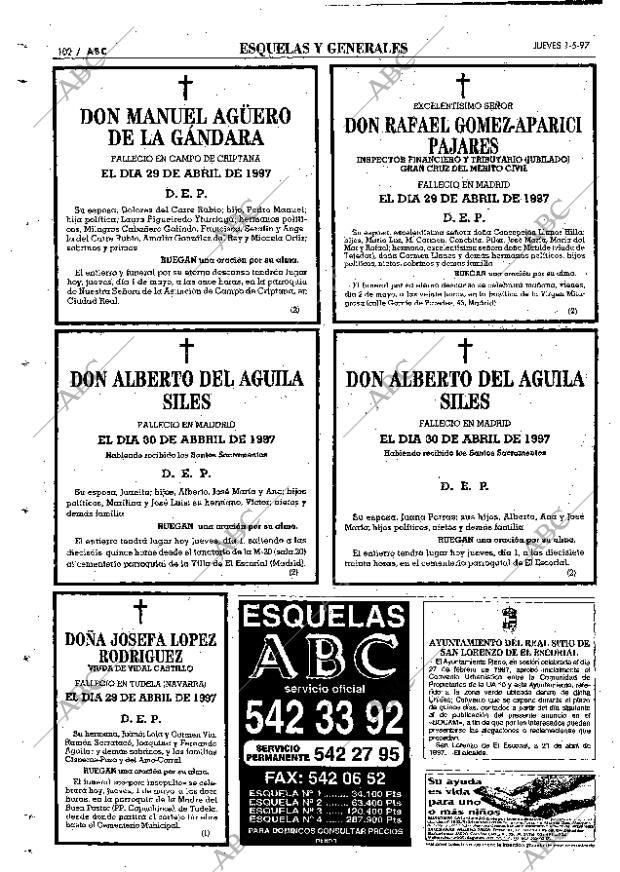 ABC MADRID 01-05-1997 página 102