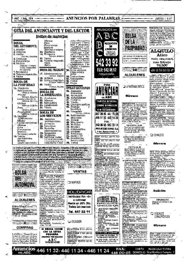 ABC MADRID 01-05-1997 página 104