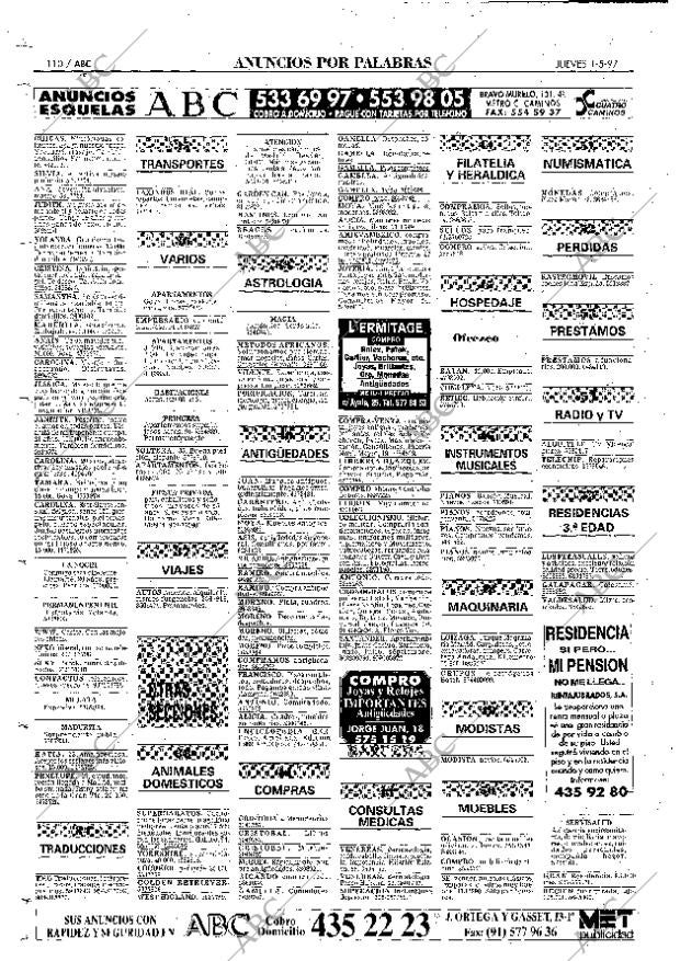 ABC MADRID 01-05-1997 página 110