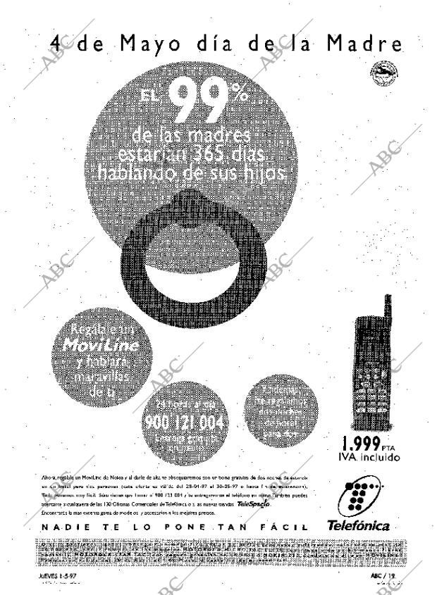ABC MADRID 01-05-1997 página 19