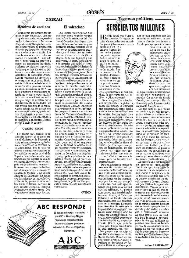 ABC MADRID 01-05-1997 página 25