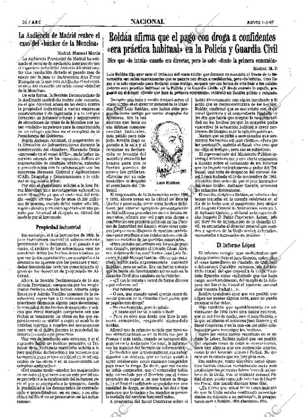 ABC MADRID 01-05-1997 página 28