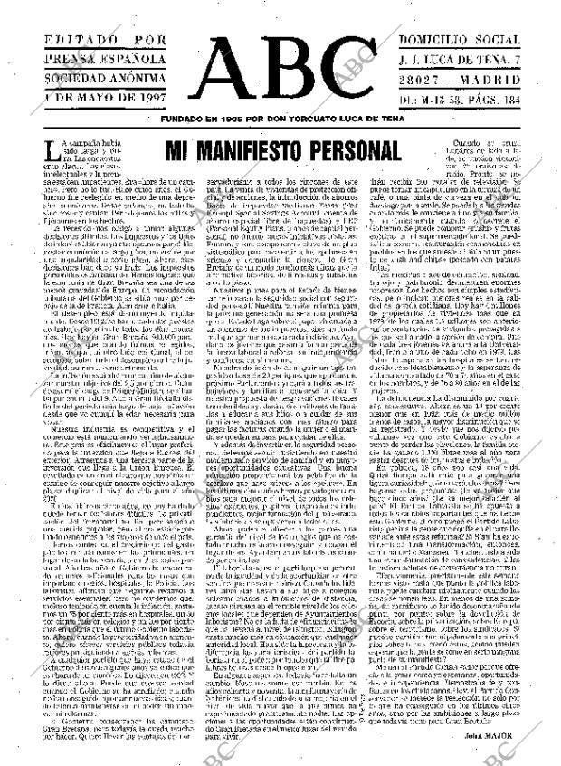 ABC MADRID 01-05-1997 página 3