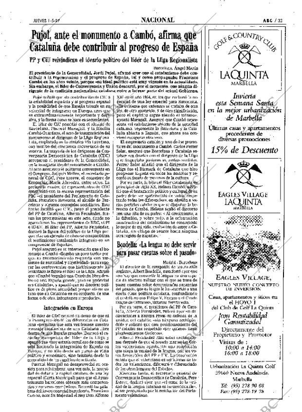 ABC MADRID 01-05-1997 página 33