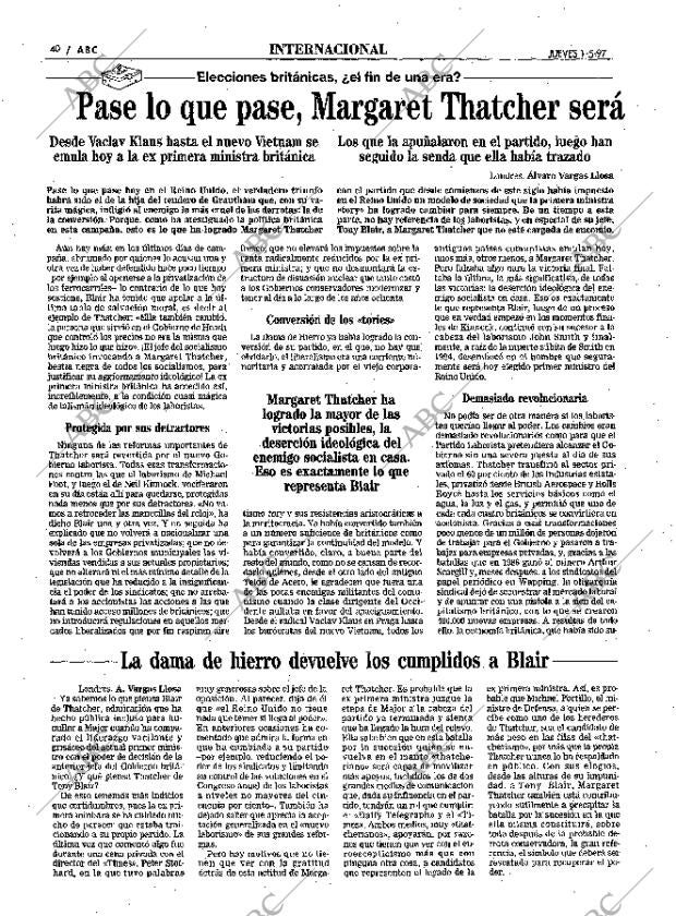 ABC MADRID 01-05-1997 página 40