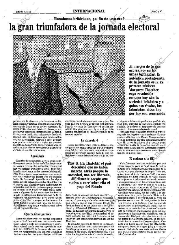 ABC MADRID 01-05-1997 página 41
