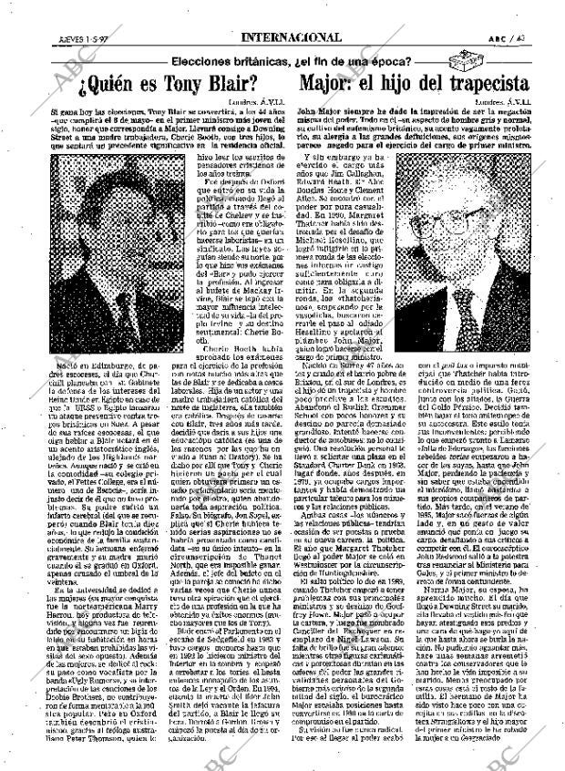 ABC MADRID 01-05-1997 página 43